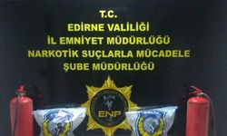 Yangın söndürme tüplerinden 15 kilo eroin çıktı