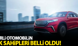 Yerli otomobil TOGG'un ilk sahipleri belli oldu!