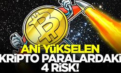 Ani yükselen kripto paralardaki 4 risk