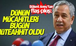 Bülent Arınç: Dünün mücahitleri bugün müteahhit oldu