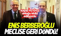 CHP'li vekil Enis Berberoğlu meclise geri döndü