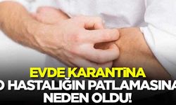 Evde karantina o hastalığın patlamasına neden oldu