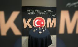 Fatih'te bir otelde 13 parça tarihi eser ele geçirildi
