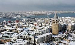 İstanbul'dan kar manzaraları
