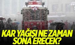 Kar yağışı ne zaman sona erecek?