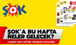 ŞOK aktüel ürünler kataloğu ile indirim günleri devam ediyor!