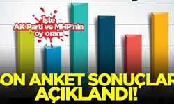 SONAR'ın anket sonuçları açıklandı! İşte AK Parti ve MHP'nin oy oranı...