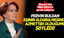Akşener: Pervin Buldan eşinin öldürülmesinde azmettirici olduğumu söyledi