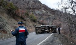 Artvin'de kamyonet devrildi: 2 yaralı