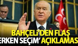 Bahçeli'den flaş 'erken seçim' açıklaması