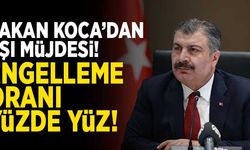 Bakan Koca'dan 'aşı' konusunda müjde: Engelleme oranı yüzde yüz