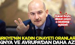 Bakan Soylu: 1 milyon kişi başına kadın cinayeti oranları dünyada 13, Avrupa'da 7, Türkiye'de 3,8 kişi
