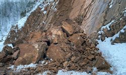 Bingöl'de Karlıova-Yedisu kara yolu heyelan nedeniyle kapandı