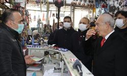 Kılıçdaroğlu, Kırıkkale'de esnaf ziyaretinde bulundu: