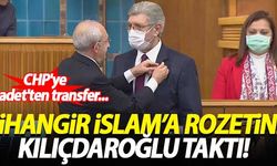 Cihangir İslam'a rozetini Kılıçdaroğlu taktı! CHP'ye Saadet'ten transfer...