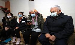 Cumhurbaşkanı Erdoğan şehit ailesi ile görüştü