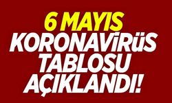 6 Mayıs koronavirüs tablosu açıklandı!
