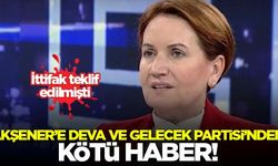 Akşener'e DEVA ve Gelecek Partisi'nden kötü haber
