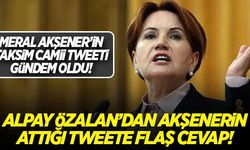 Akşener'in attığı 'Taksim Cami' tweeti gündem oldu!