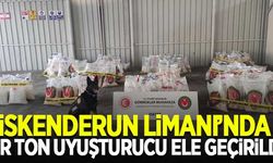 Bakan Muş açıkladı! İskenderun Limanı'nda bir ton uyuşturucu ele geçirildi.