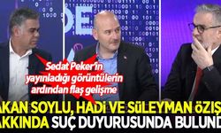 Bakan Soylu, Hadi ve Süleyman Özışık hakkında suç duyurusunda bulundu