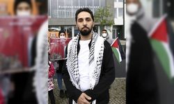 Berlin'de yaşayan Filistinliler Alman medyasının İsrail yanlısı haberlerini protesto etti