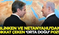 Blinken ve Netanyahu'dan dikkat çeken 'Orta Doğu' pozu