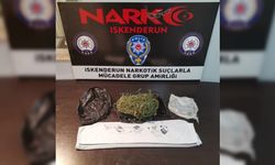 Hatay'da uyuşturucu ele geçirilen hafif ticari araçtaki 2 zanlı gözaltına alındı