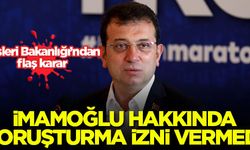 İçişleri Bakanlığı, İmamoğlu hakkında soruşturma izni vermedi