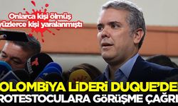 Kolombiya lideri Duque'den protestoculara görüşme çağrısı