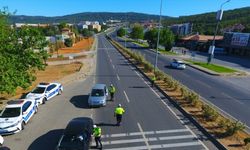 Muğla'da drone destekli trafik denetimi gerçekleştirildi