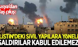 Rusya'dan flaş çıkış: Filistin'deki sivil yapılara yönelik saldırılar kabul edilemez