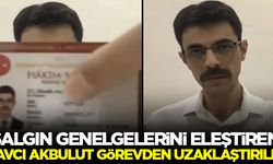 Salgın genelgelerini eleştiren savcı Eyüp Akbulut, görevden uzaklaştırıldı