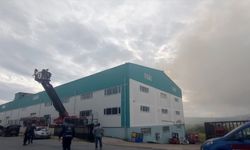 Silivri'de fabrikada yangın