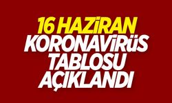 16 Haziran koronavirüs tablosu açıklandı!
