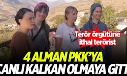 4 Alman terör örgütü PKK'ya canlı kalkan olmaya gitti
