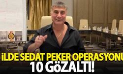 4 ilde Sedat Peker operasyonu: 10 gözaltı