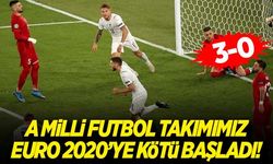 A Milli Futbol Takımımız, EURO 2020'nin açılış maçında İtalya'ya 3-0 mağlup oldu