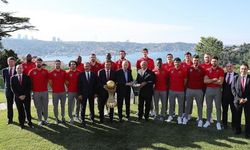 Başkan Erdoğan, Anadolu Efes Kulübünün yönetici, teknik heyet ve sporcularını kabul etti