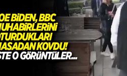 Biden BBC muhabirlerini oturduğu masadan kovdurdu! İşte o görüntüler