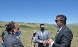 Bingöl depreminden etkilenen Erzurum’da depremzedeler için yapılacak 575 konutun temeli atıldı