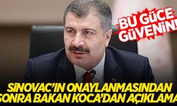 DSÖ'nün Sinovac aşısını onaylamasının ardından, Bakan Koca'dan açıklama