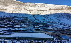 Kaçkarlar'a haziranda kar yağdı