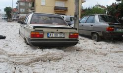 Konya'da dolu ve sağanak etkili oldu