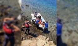 Muğla'da balık tutmaya çalışırken kayalıklara düşen kişi ekiplerce kurtarıldı