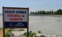 Müsilaj nedeniyle Darıca'da denize girmek yasaklandı