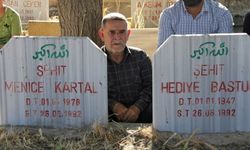 Şırnak'ta PKK'lı teröristlerin katlettiği 4 kişi mezarları başında anıldı