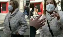 Taksim'de 3 çarşaflı kadına sözlü tacizde bulunan yaşlı kadın hakkında 5 yıl hapis istemi