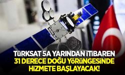 Türksat 5A yarından itibaren hizmete başlayacak