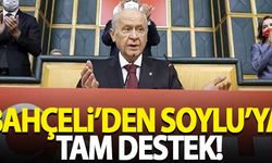 Bahçeli'den Soylu'ya tam destek